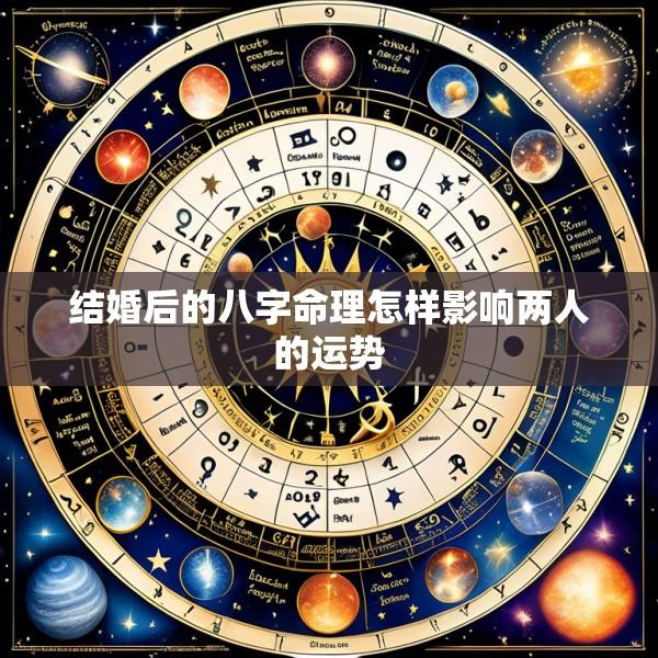 结婚后的八字命理怎样影响两人的运势