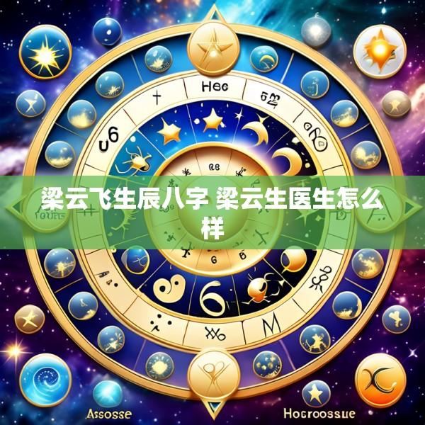 梁云飞生辰八字 梁云生医生怎么样