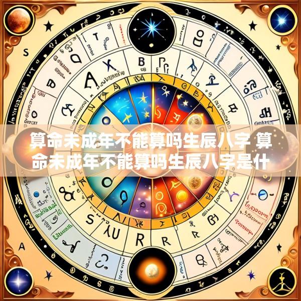 算命未成年不能算吗生辰八字 算命未成年不能算吗生辰八字是什么