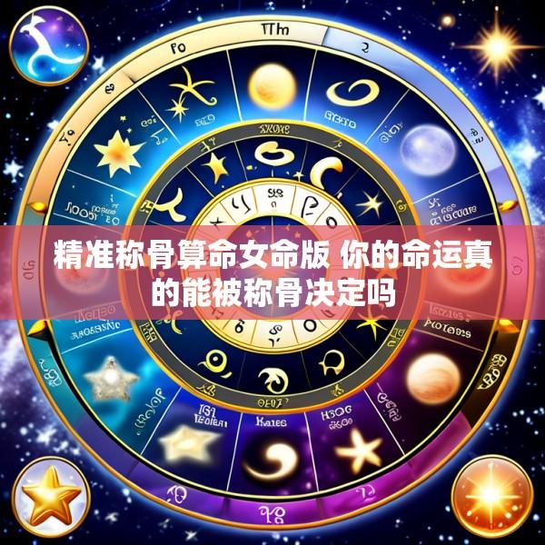 精准称骨算命女命版 你的命运真的能被称骨决定吗