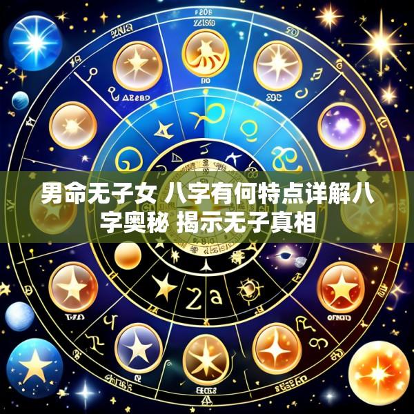 男命无子女 八字有何特点详解八字奥秘 揭示无子真相