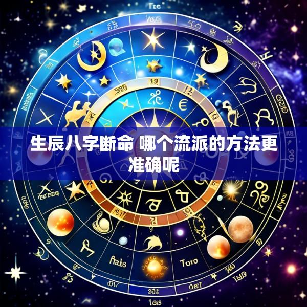 生辰八字断命 哪个流派的方法更准确呢
