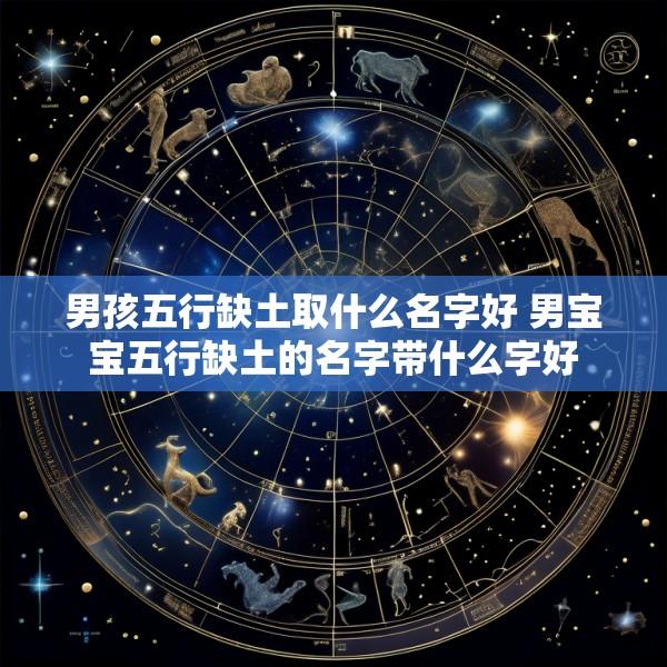 男孩五行缺土取什么名字好 男宝宝五行缺土的名字带什么字好