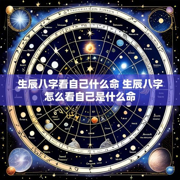 生辰八字看自己什么命 生辰八字怎么看自己是什么命