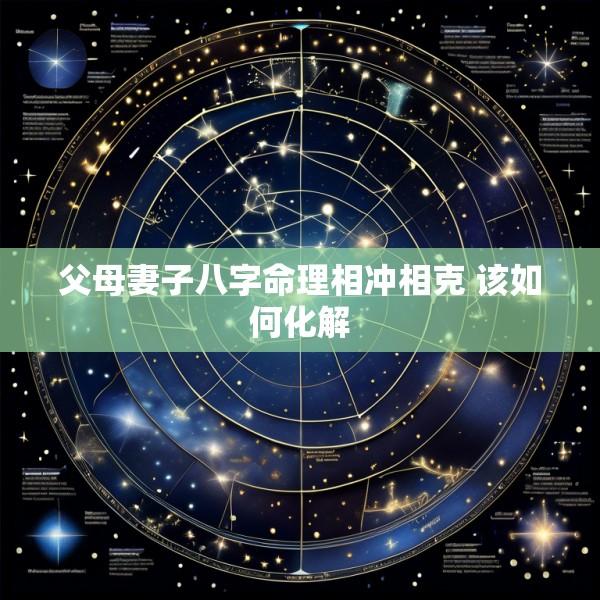 父母妻子八字命理相冲相克 该如何化解
