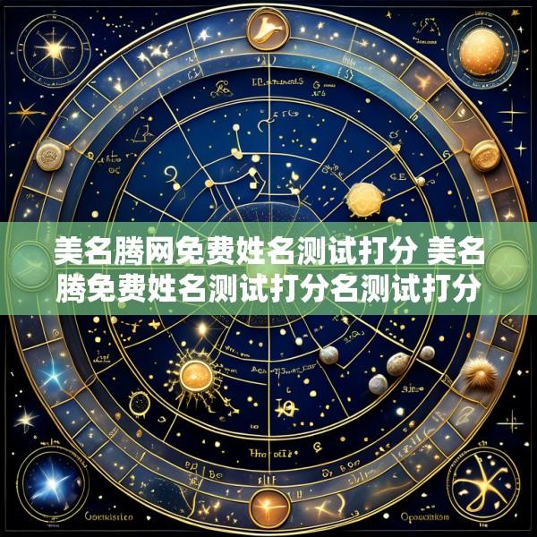 美名腾网免费姓名测试打分 美名腾免费姓名测试打分名测试打分