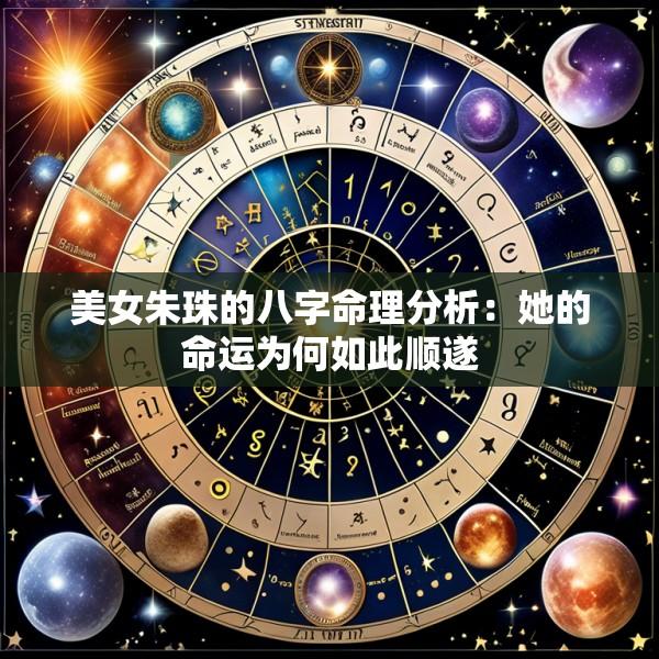 美女朱珠的八字命理分析：她的命运为何如此顺遂