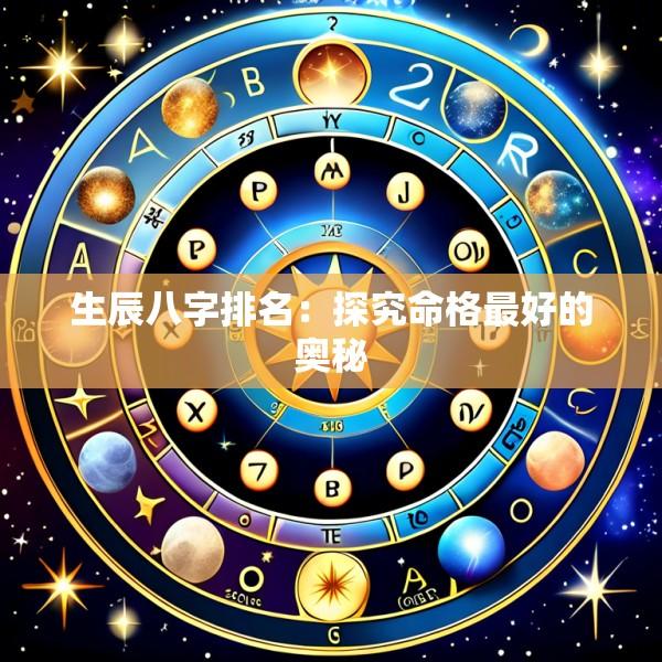 生辰八字排名：探究命格最好的奥秘
