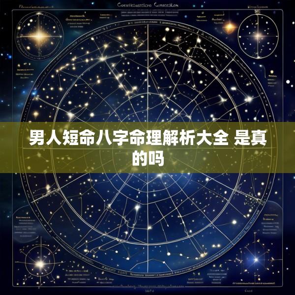 男人短命八字命理解析大全 是真的吗