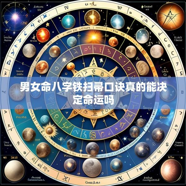 男女命八字铁扫帚口诀真的能决定命运吗