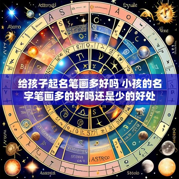给孩子起名笔画多好吗 小孩的名字笔画多的好吗还是少的好处