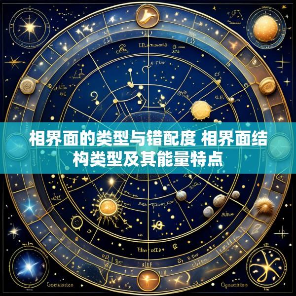 相界面的类型与错配度 相界面结构类型及其能量特点
