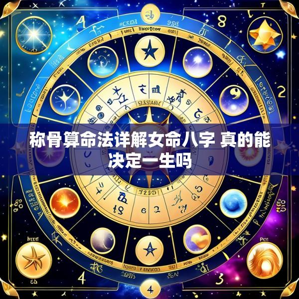称骨算命法详解女命八字 真的能决定一生吗