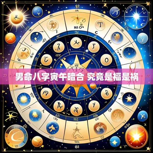 男命八字寅午暗合 究竟是福是祸