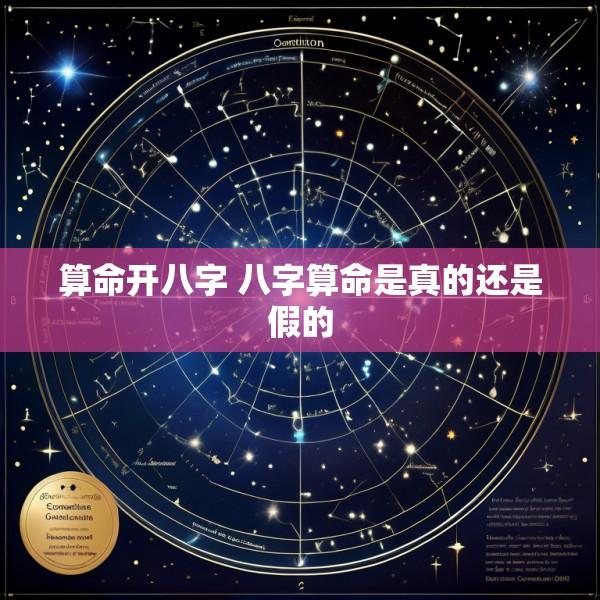 算命开八字 八字算命是真的还是假的