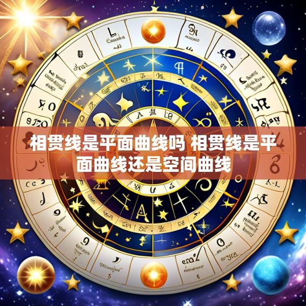 相贯线是平面曲线吗 相贯线是平面曲线还是空间曲线