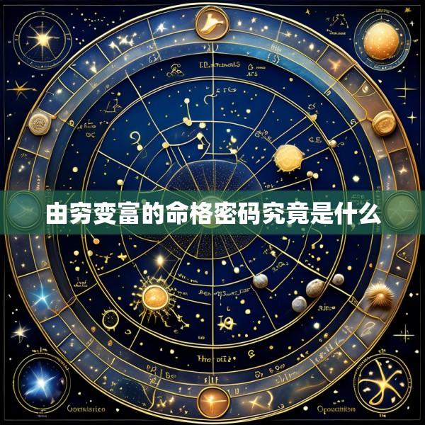 由穷变富的命格密码究竟是什么