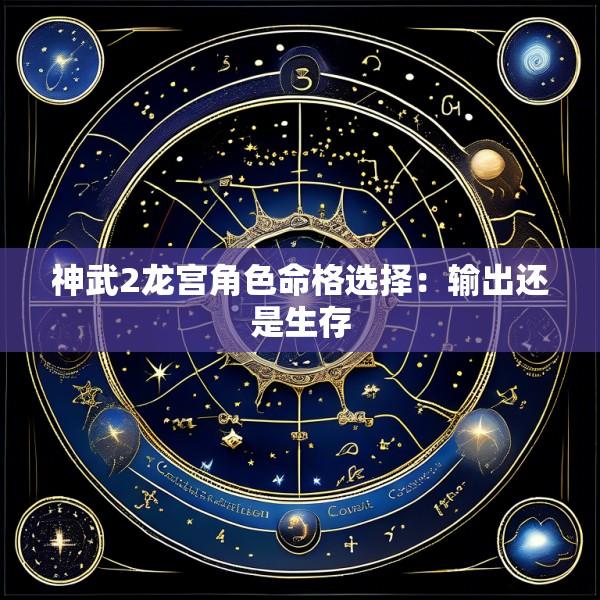 神武2龙宫角色命格选择:输出还是生存