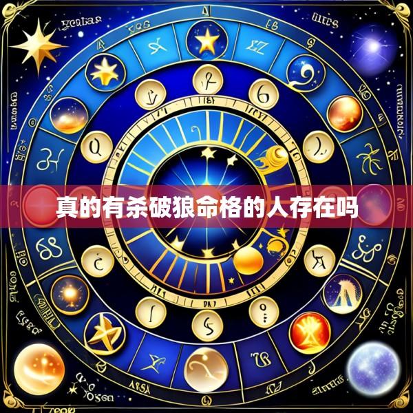 真的有杀破狼命格的人存在吗