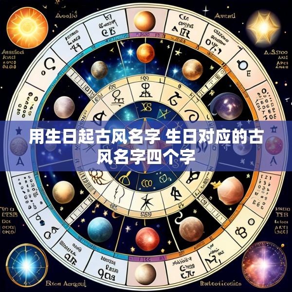 用生日起古风名字 生日对应的古风名字四个字