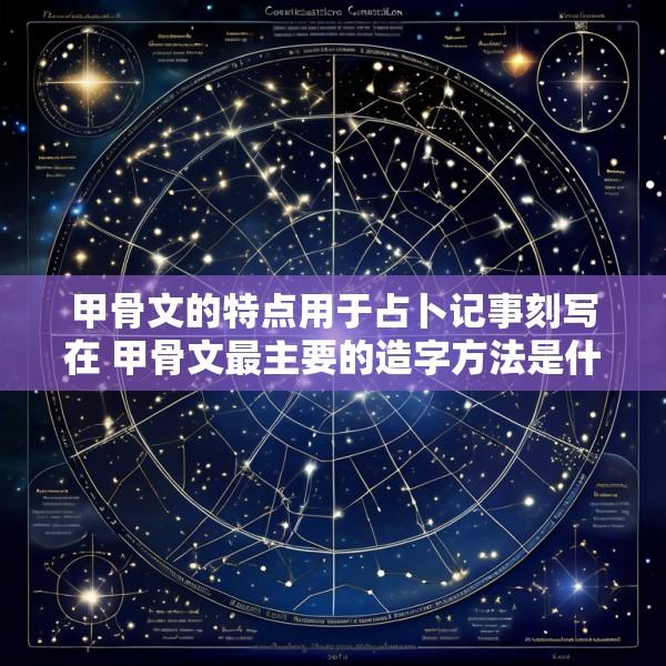 甲骨文的特点用于占卜记事刻写在 甲骨文最主要的造字方法是什么