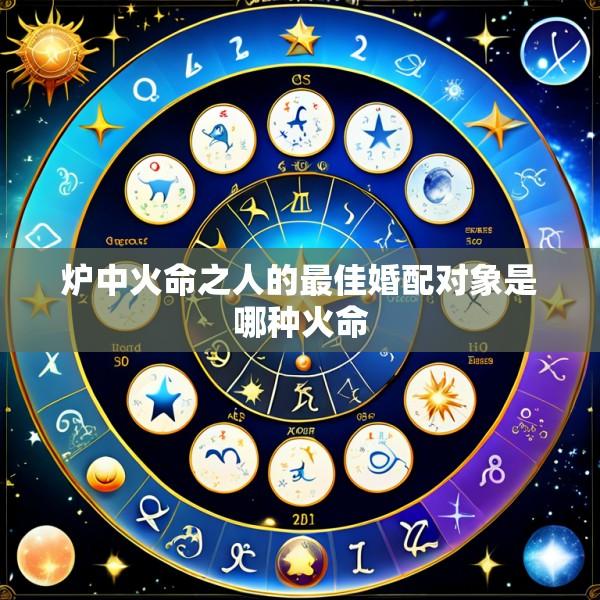 炉中火命之人的最佳婚配对象是哪种火命