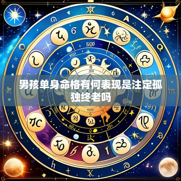 男孩单身命格有何表现是注定孤独终老吗