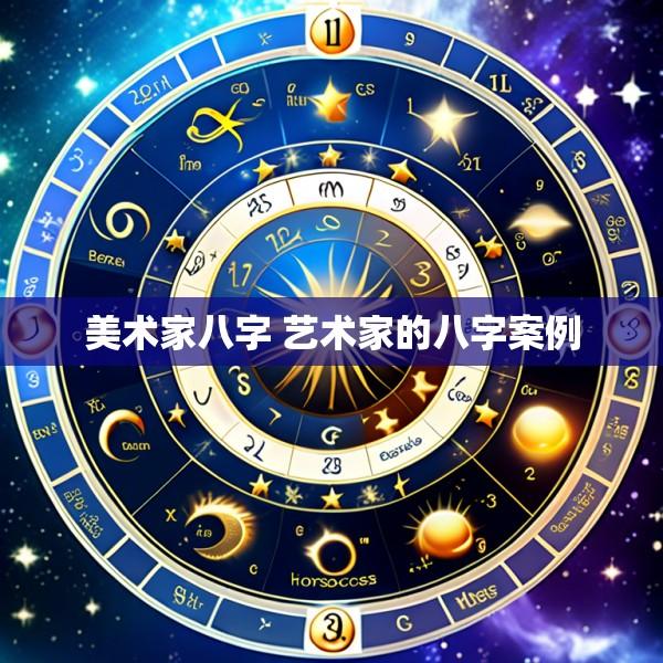 美术家八字 艺术家的八字案例