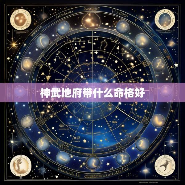 神武地府带什么命格好