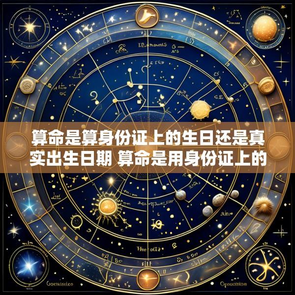 算命是算身份证上的生日还是真实出生日期 算命是用身份证上的年龄还是实际年龄