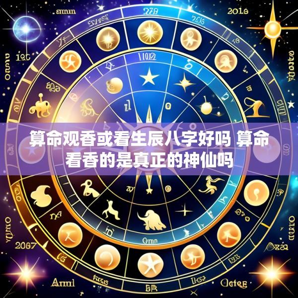算命观香或看生辰八字好吗 算命看香的是真正的神仙吗
