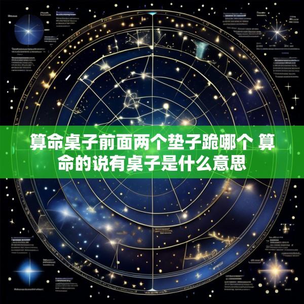 算命桌子前面两个垫子跪哪个 算命的说有桌子是什么意思