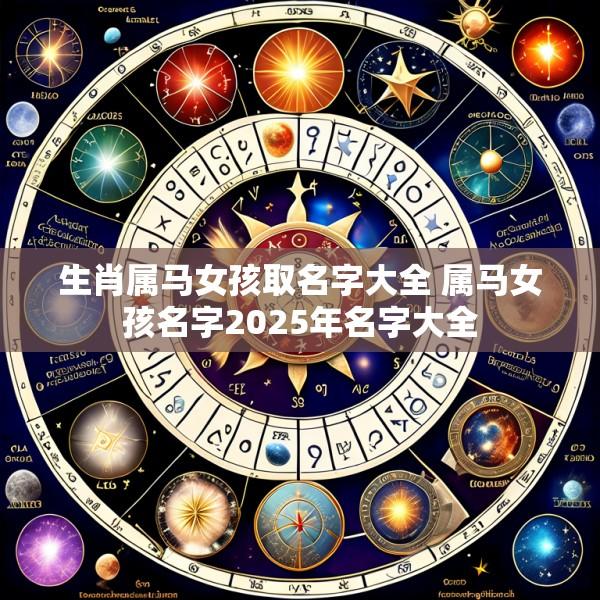 生肖属马女孩取名字大全 属马女孩名字2025年名字大全