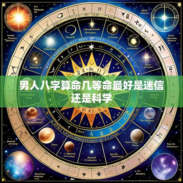 男人八字算命几等命最好是迷信还是科学