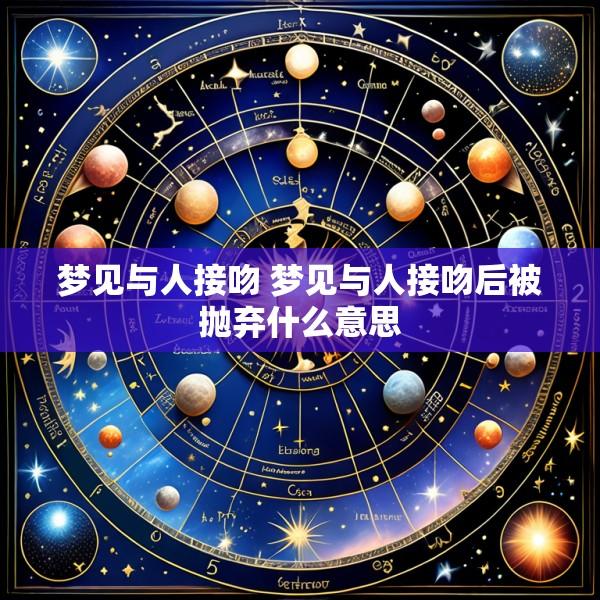 梦见与人接吻 梦见与人接吻后被抛弃什么意思