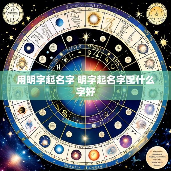 用明字起名字 明字起名字配什么字好
