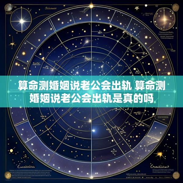 算命测婚姻说老公会出轨 算命测婚姻说老公会出轨是真的吗