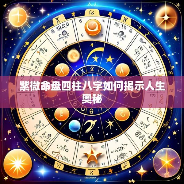 紫微命盘四柱八字如何揭示人生奥秘