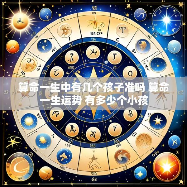 算命一生中有几个孩子准吗 算命一生运势 有多少个小孩