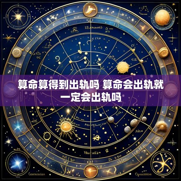 算命算得到出轨吗 算命会出轨就一定会出轨吗