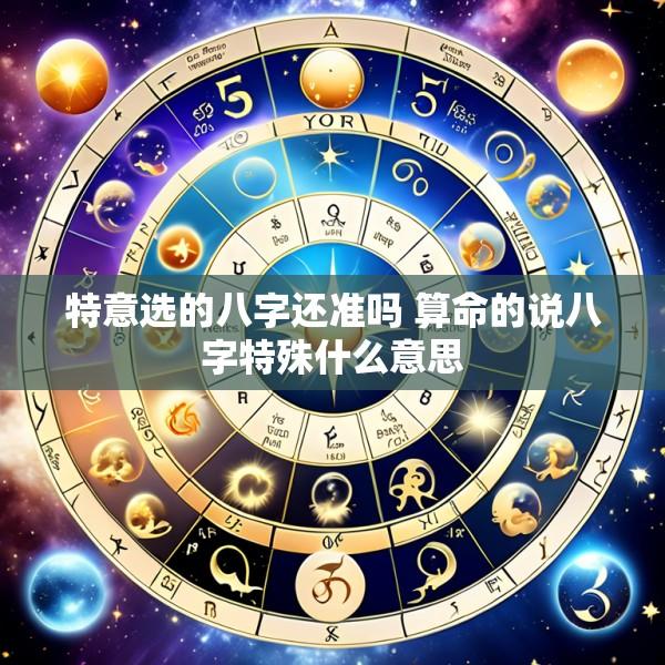 特意选的八字还准吗 算命的说八字特殊什么意思