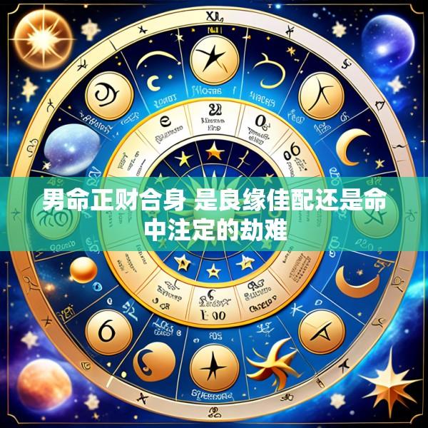 男命正财合身 是良缘佳配还是命中注定的劫难
