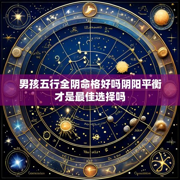 男孩五行全阴命格好吗阴阳平衡才是最佳选择吗