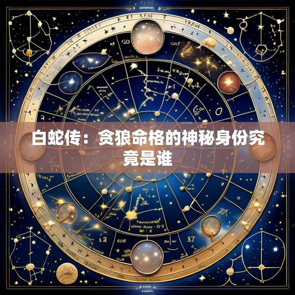 白蛇传：贪狼命格的神秘身份究竟是谁