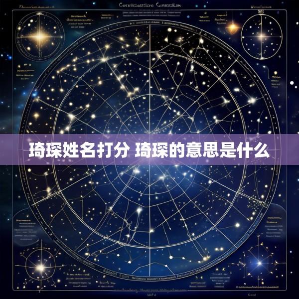 琦琛姓名打分 琦琛的意思是什么