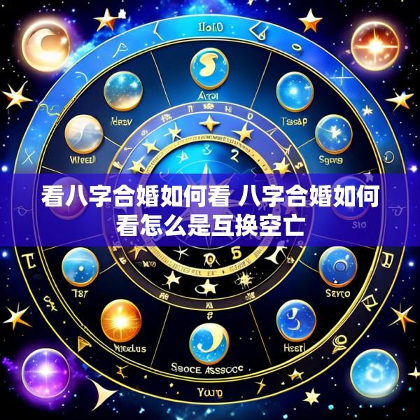 看八字合婚如何看 八字合婚如何看怎么是互换空亡