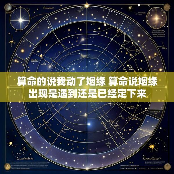 算命的说我动了姻缘 算命说姻缘出现是遇到还是已经定下来