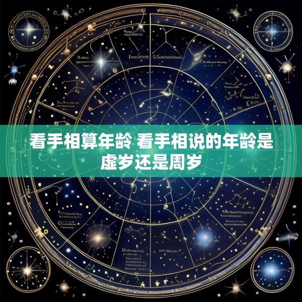 看手相算年龄 看手相说的年龄是虚岁还是周岁