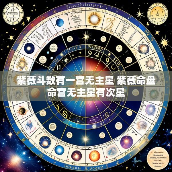 紫薇斗数有一宫无主星 紫薇命盘命宫无主星有次星