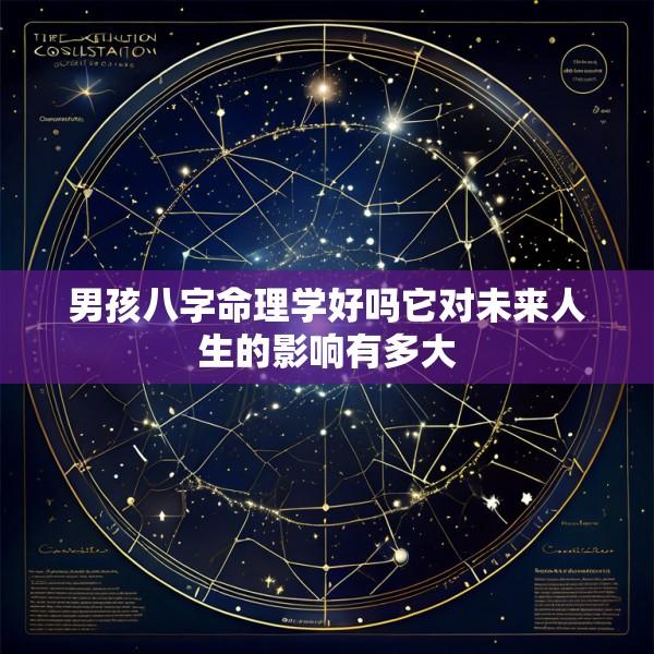 男孩八字命理学好吗它对未来人生的影响有多大